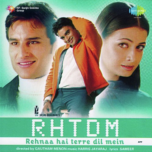 Rehnaa Hai Terre Dil Mein (2001) (Hindi)
